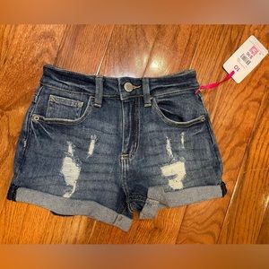 Girls size 10 Justice mini mom short never worn